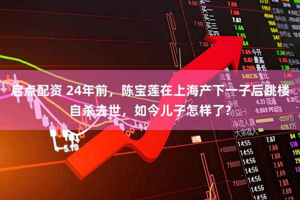 启点配资 24年前，陈宝莲在上海产下一子后跳楼自杀去世，如今儿子怎样了?